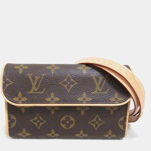 Louis Vuitton Brown Canvas Pochette Florentine Belt Bag - Louis Vuitton - Modalova