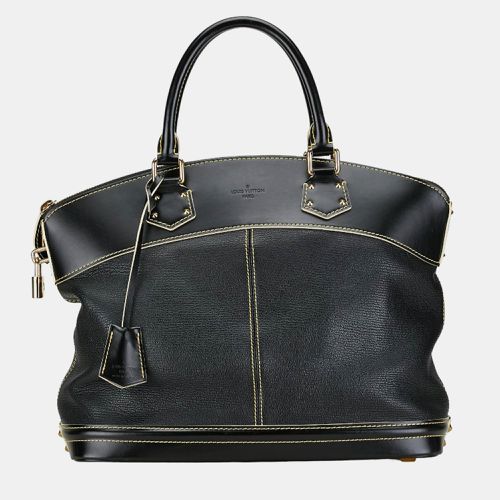 Louis Vuitton Black Leather Lockit MM Top Handle Bag - Louis Vuitton - Modalova