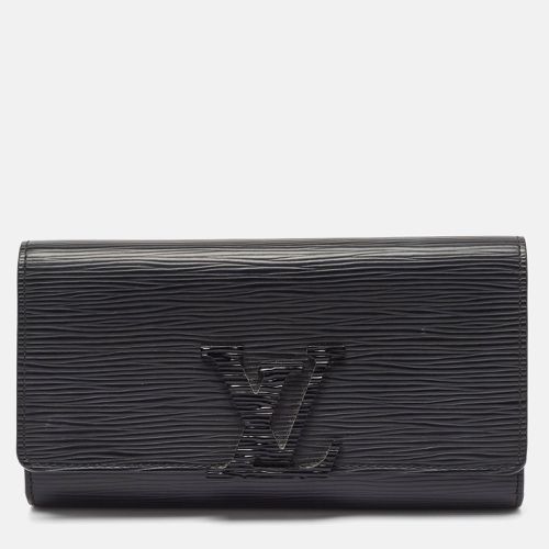 Louis Vuitton Black Epi Leather Louise Wallet - Louis Vuitton - Modalova