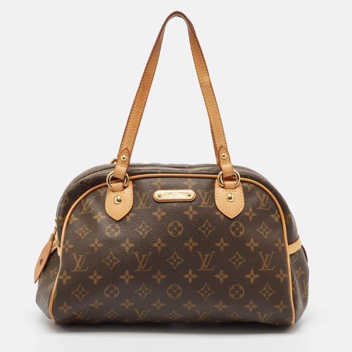 Louis Vuitton Monogram Canvas and Leather Montorgueil PM Bag - Louis Vuitton - Modalova