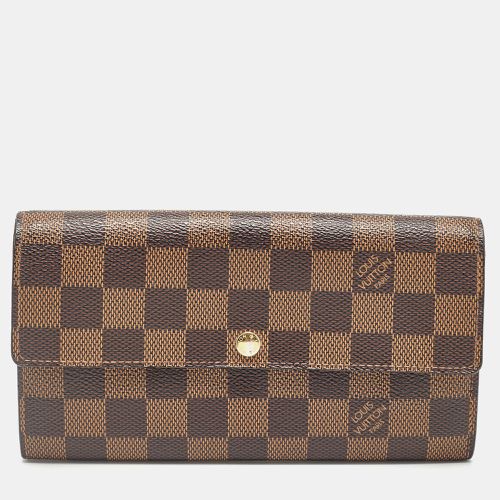 Louis Vuitton Damier Ebene Canvas Sarah Wallet - Louis Vuitton - Modalova