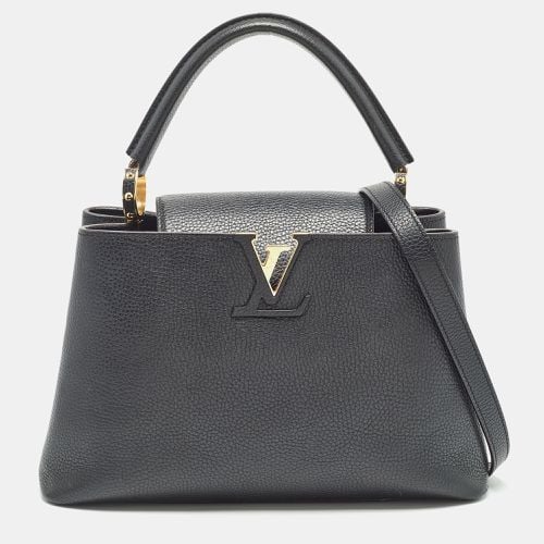 Louis Vuitton Black Taurillon Leather Capucines PM Bag - Louis Vuitton - Modalova