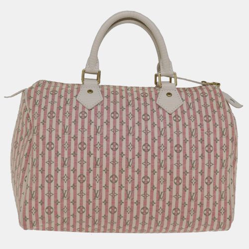 Louis Vuitton Pink Canvas Speedy 30 handbag - Louis Vuitton - Modalova