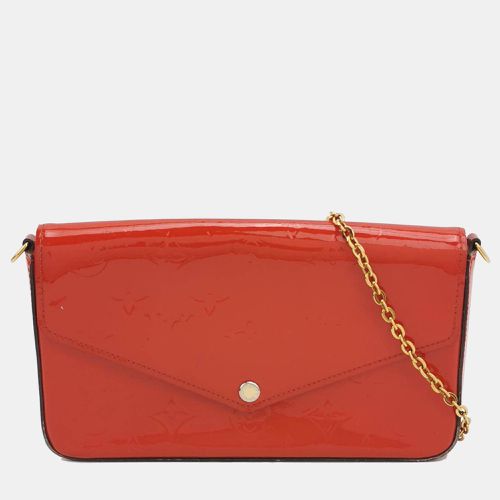 Louis Vuittion Red Monogram Vernis Pochette Felicie Bag - Louis Vuitton - Modalova