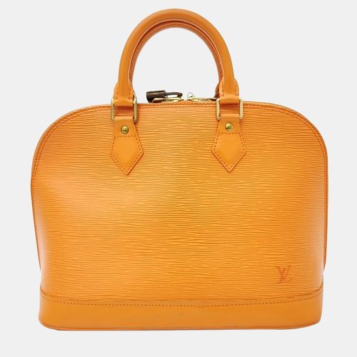 Louis Vuitton Orange Epi Leather Alma PM Satchel Bag - Louis Vuitton - Modalova