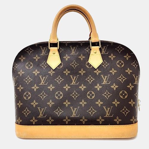 Louis Vuitton Brown Monogram Canvas Alma PM Satchel Bag - Louis Vuitton - Modalova