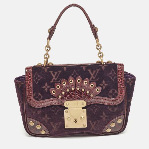 Louis Vuitton Purple Monogram Velours and Alligator Irvine Bag - Louis Vuitton - Modalova