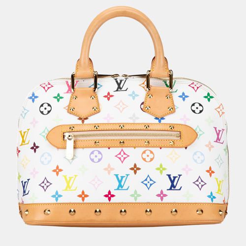 Louis Vuitton White Monogram Multicolore Canvas Alma PM Top Handle Bag - Louis Vuitton - Modalova