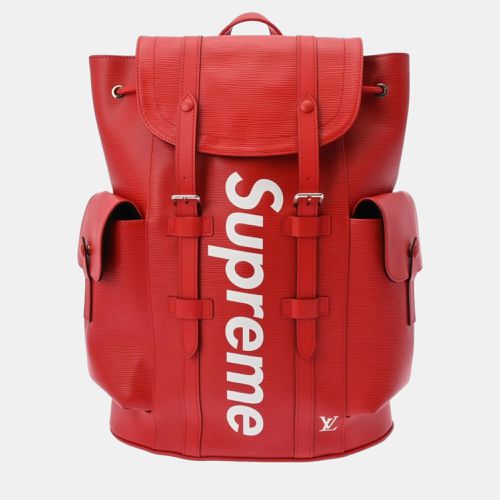 Louis Vuitton Red Epi Leather Supreme Christopher Backpack - Louis Vuitton - Modalova