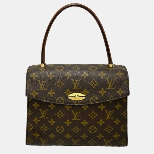 Louis Vuitton Brown Canvas Monogram Malesherbes Top Handle Bag - Louis Vuitton - Modalova