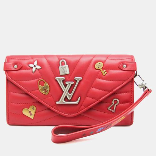 Louis Vuitton Red Leather New Wave Long Wallet - Louis Vuitton - Modalova