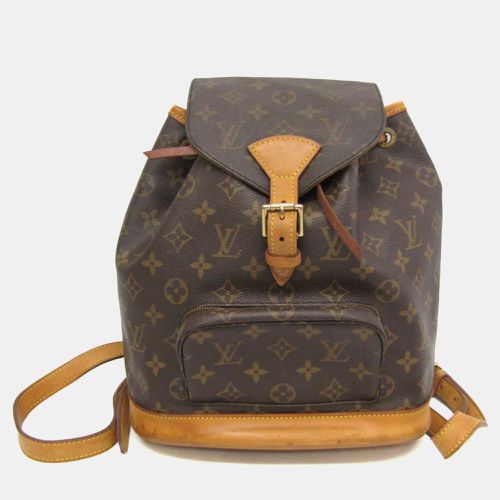 Louis Vuitton Brown Canvas MM Montsouris Backpack - Louis Vuitton - Modalova