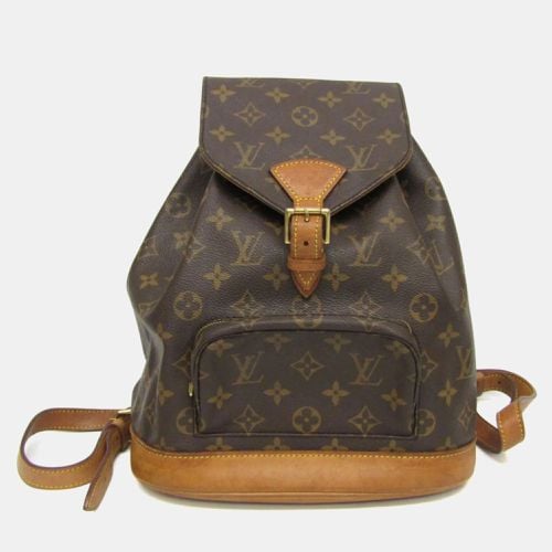 Louis Vuitton Brown Coated Canvas Monogram Montsouris MM Backpack - Louis Vuitton - Modalova