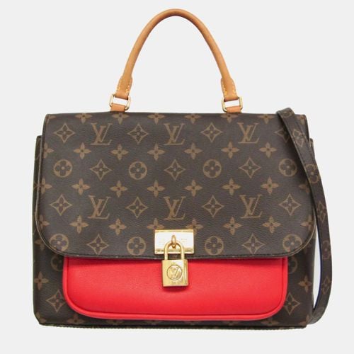 Louis Vuitton Brown/Red Monogram Marignan Shoulder Bag - Louis Vuitton - Modalova