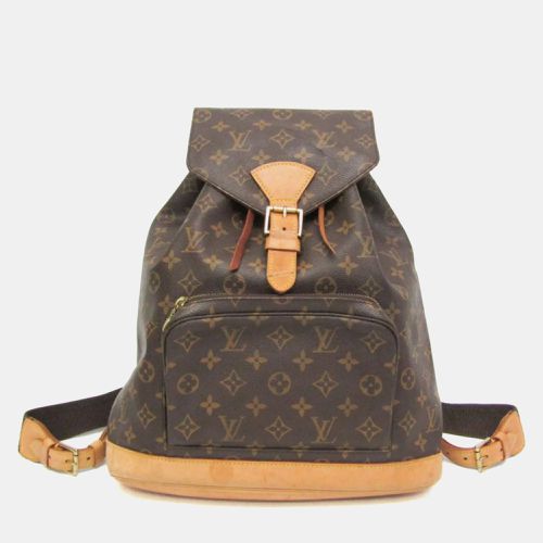 Louis Vuitton Brown Canvas Montsouris GM Backpack - Louis Vuitton - Modalova