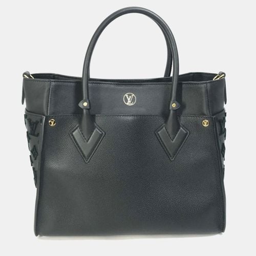 Louis Vuitton Black Monogram Leather Tuffetage On My Side MM Tote Bag - Louis Vuitton - Modalova