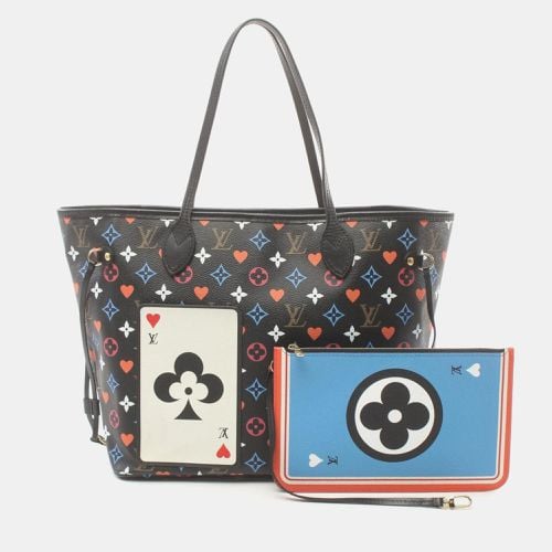 Louis Vuitton Black Multicolor Monogram Coated Canvas Game On Neverfull MM Tote Bag - Louis Vuitton - Modalova