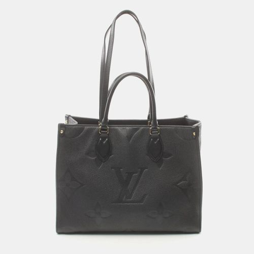 Louis Vuitton Black Monogram Empreinte Leather Onthego MM Tote Bag - Louis Vuitton - Modalova