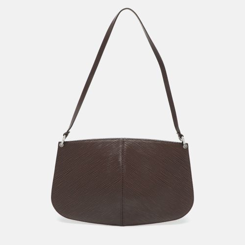 Moka Epi Leather Demi Lune Pochette Bag - Louis Vuitton - Modalova