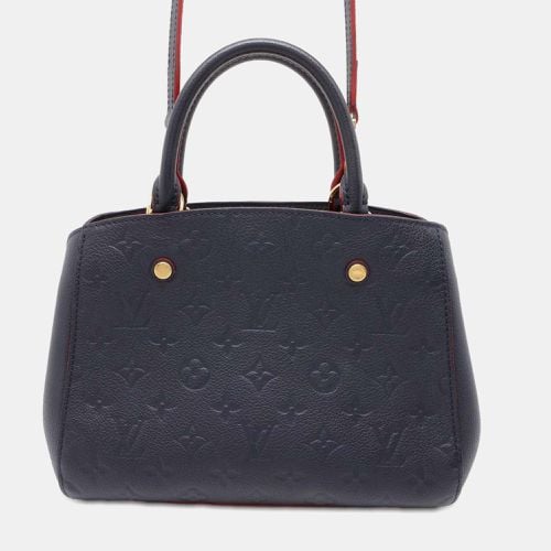 Louis Vuitton Marine Rouge Monogram Empreinte Montaigne BB Tote Bag - Louis Vuitton - Modalova