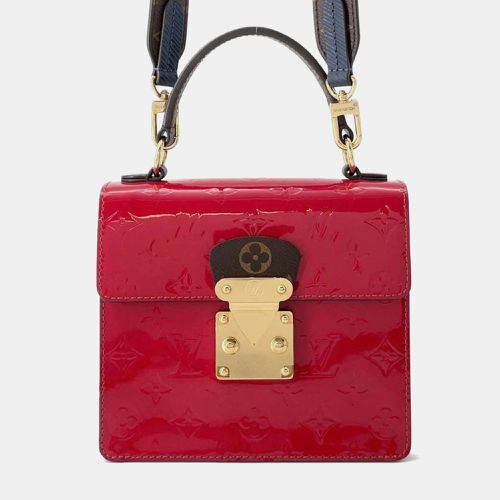 Louis Vuitton Red Patent, Navy Epi and Monogram Coated Canvas Spring Street Top Handle Bag - Louis Vuitton - Modalova