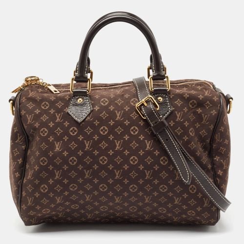 Louis Vuitton Ebene Monogram Canvas Mini Lin Speedy 30 Bandouliere Bag - Louis Vuitton - Modalova