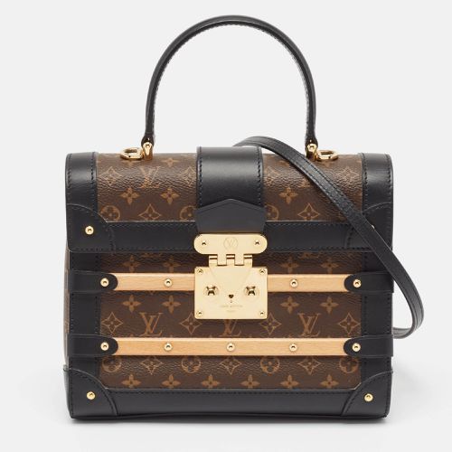 Louis Vuitton Black Monogram Canvas Trianon Top Handle Bag - Louis Vuitton - Modalova