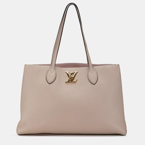 Louis Vuitton Pink Tone Leather Locke Shopper Bag - Louis Vuitton - Modalova