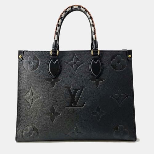 Louis Vuitton Noir Monogram Empreinte Leather Wild at Heart Onthego MM Tote Bag - Louis Vuitton - Modalova