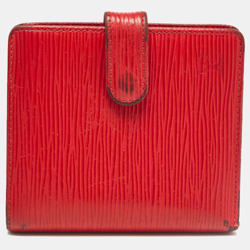 Louis Vuitton Red Epi Leather Porte Billets Compact Wallet - Louis Vuitton - Modalova