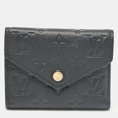 Louis Vuitton Black Monogram Empreinte Leather Victorine Wallet - Louis Vuitton - Modalova