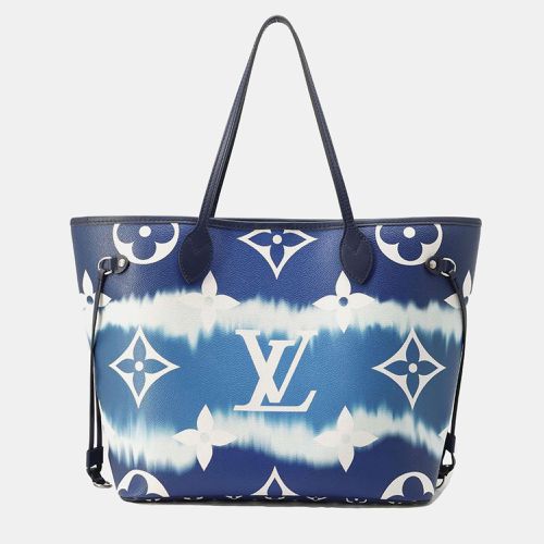 Louis Vuitton Blue Coated Canvas MM Neverfull Tote Bag - Louis Vuitton - Modalova