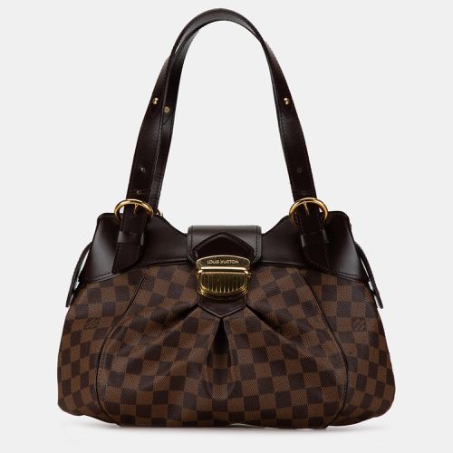 Louis Vuitton Brown Damier Ebene Canvas Sistina PM Shoulder Bag - Louis Vuitton - Modalova