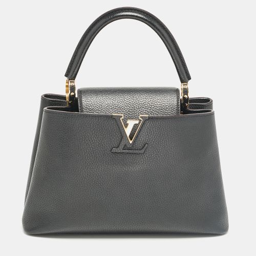 Louis Vuitton Black Leather Capucines PM Bag - Louis Vuitton - Modalova