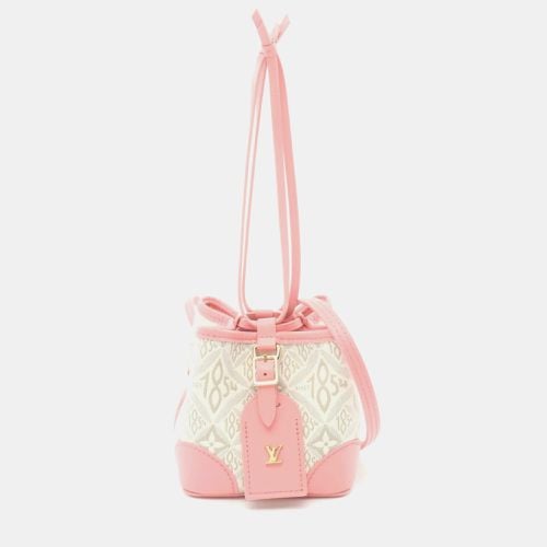 Louis Vuitton Ecru/Beige/Pink Jacquard Since 1854 Noe Shoulder Bag - Louis Vuitton - Modalova