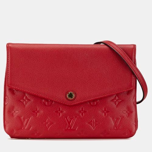 Louis Vuitton Red Empreinte Twice Dahlia Shoulder Bag - Louis Vuitton - Modalova