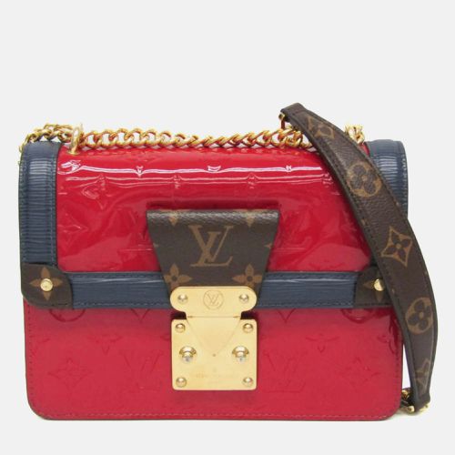 Louis Vuitton Red/Blue Monogram Vernis Leather Wynwood Shoulder Bag - Louis Vuitton - Modalova