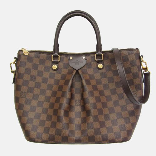 Louis Vuitton Brown Damier Ebene Canvas Siena MM Tote Bag - Louis Vuitton - Modalova