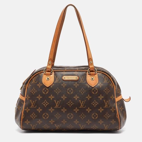 Louis Vuitton Monogram Canvas and Leather Montorgueil PM Bag - Louis Vuitton - Modalova