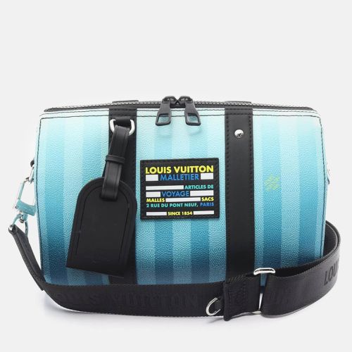 Louis Vuitton Blue Plaid Print Damier Stripes City Keepall Weekender Bag - Louis Vuitton - Modalova