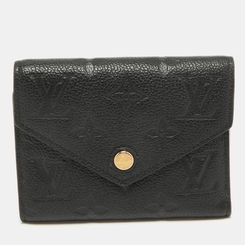 Louis Vuitton Black Monogram Empreinte Leather Victorine Wallet - Louis Vuitton - Modalova