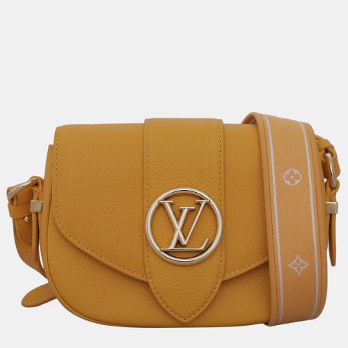 Louis Vuitton Light Orange Pont 9 Soft PM Bag - Louis Vuitton - Modalova