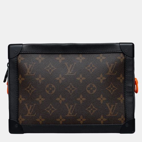 Louis Vuitton Brown/ Black Leather Monogram Coated Canvas Solar Ray Soft Trunk Bag - Louis Vuitton - Modalova