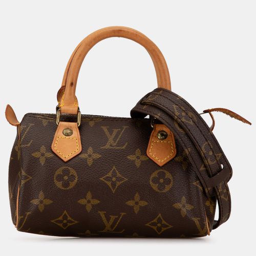 Louis Vuitton Brown Monogram Canvas Nano Speedy Bandouliere Bag - Louis Vuitton - Modalova