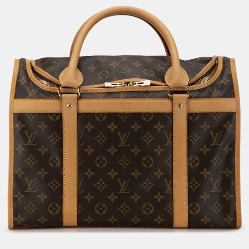 Louis Vuitton Brown Monogram Canvas Sac Chien 40 Pet Carrier - Louis Vuitton - Modalova