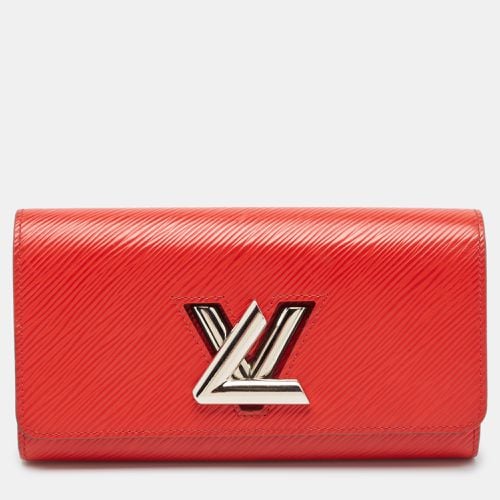 Louis Vuitton Coquelicot Epi Leather Twist Wallet - Louis Vuitton - Modalova