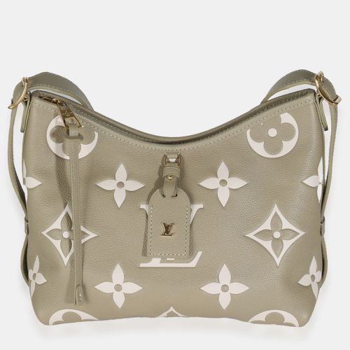 Khaki Cream Bicolour Monogram Empreinte CarryAll PM Bag - Louis Vuitton - Modalova