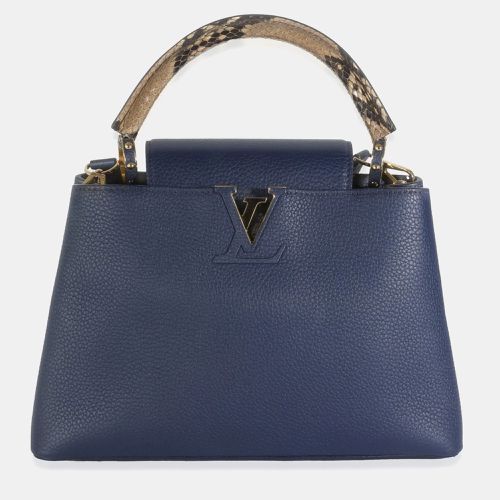 Louis Vuitton Python Navy Taurillon Capucines PM Bag - Louis Vuitton - Modalova