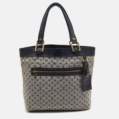 Louis Vuitton Navy Blue Monogram Mini Lin Canvas Lucille GM Bag - Louis Vuitton - Modalova