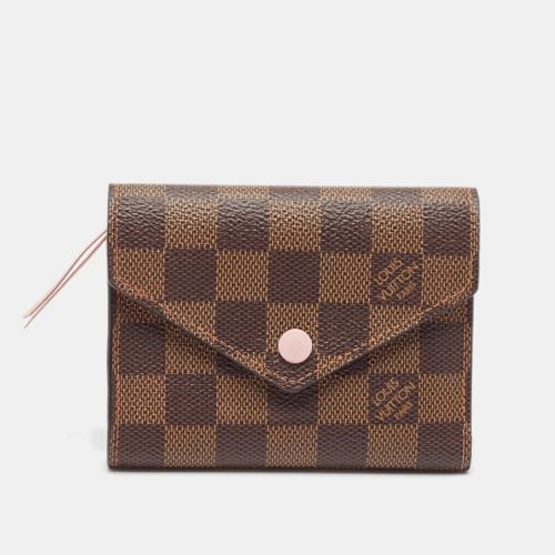 Louis Vuitton Damier Ebene Canvas Victorine Wallet - Louis Vuitton - Modalova